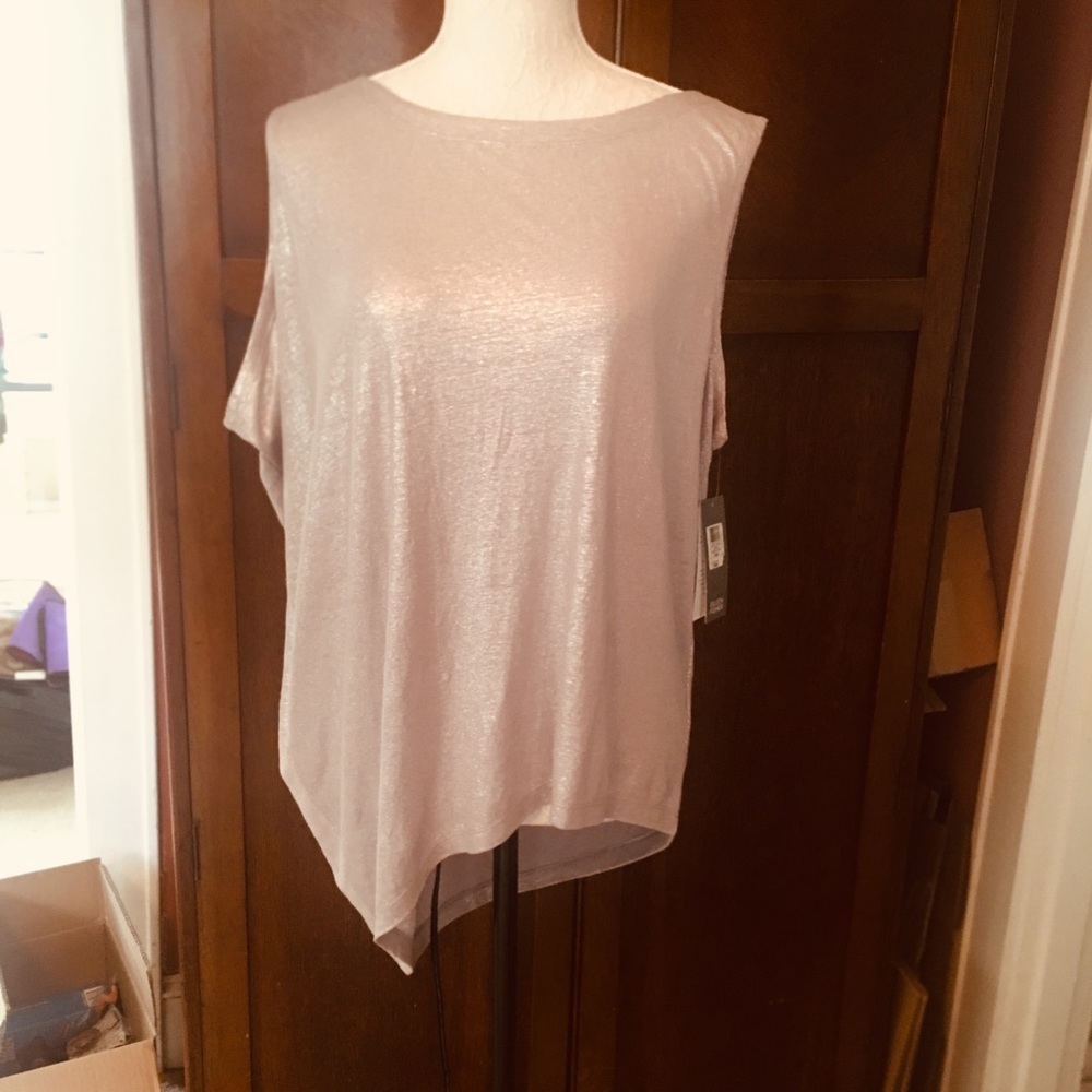 Eileen Fisher asymmetrical shimmer too.